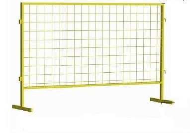 Секция "СПО" 1600х2000 мм, сетка 100х100 ТУ, труба 20х20 , желтый