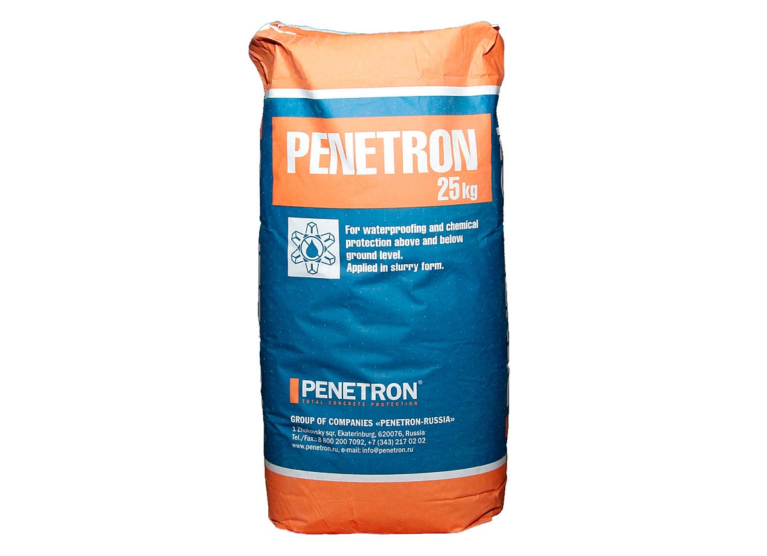 Смесь сухая строительная гидроизоляционная ПЕНЕТРОН (мешок 25кг)