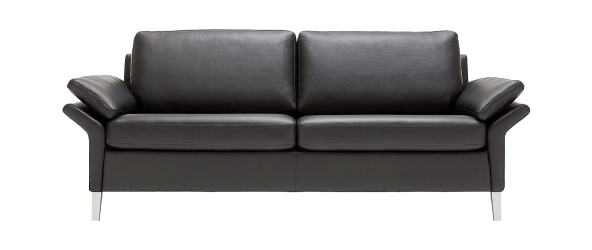 Диван 2-х местный Статус М-30/2 1630*850*860мм, экокожа черная