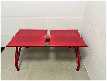 Секция 2-местная Турист СМ 90-02, красный рубин 1030х560х410мм