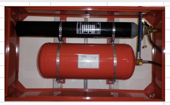 Установка пожаротушения тонкораспыленной водой модульная МУПТВ-27-Г-ГВ