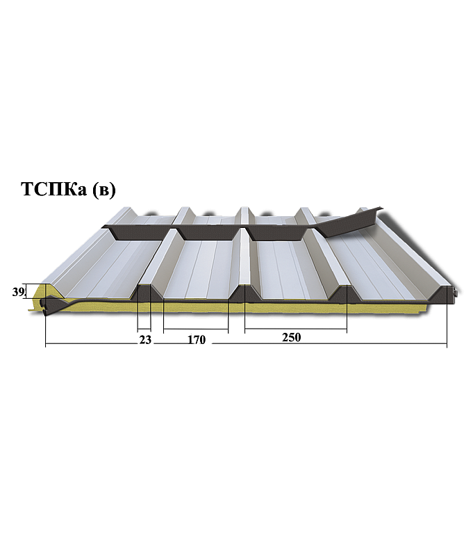 Уплотнитель ТСПК В нижний 1000х40х25мм