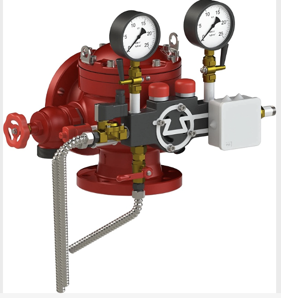 Узел управления дренчерный УУ-Д150/1,6(Э24,Г0,07)-ВФ.О4 с комбинированным приводом