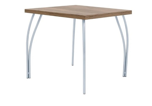 Стол обеденный Страйк СТ5-01 каркас серебристый металлик 800х800х728мм Дуб горный 1023