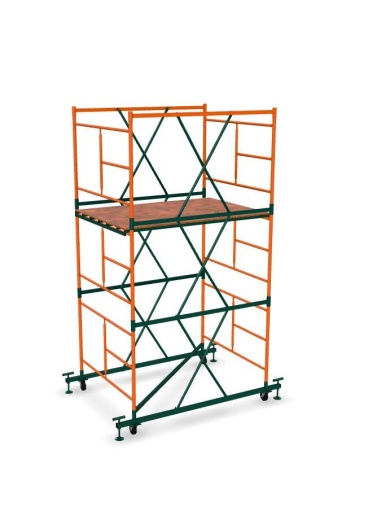 Вышка-тура ВС-250/1.6х2.0 Базовый блок + 2 секции (3.9 м) ГОСТ 24258-88