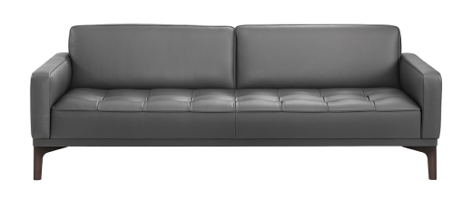 Темплтон М-06/3 3-х местный диван 210*82*75  Кожзам Орегон 17, т.серый
