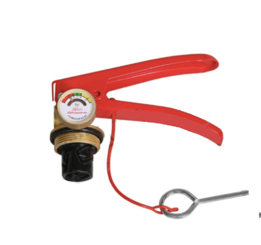 Запорно-пусковое устройство ЗПУ к ОП 4-10 (з) под манометр М8, шланг 16, высокая посадка ( с индикатором давления к ОП М8*1 д.30 мм ТА)